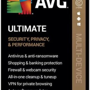 AVG Ultimate (Unlimited VPN + Internet Security + Cleaner) 10 Devices 2 Years