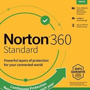 Norton 360 Standard Antivirus 10GB - {1 Device 1 Year}
