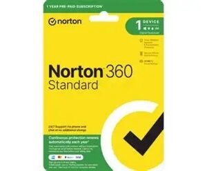 Norton 360 Standard  Antivirus {1 Device, 1-Year Subscription}
