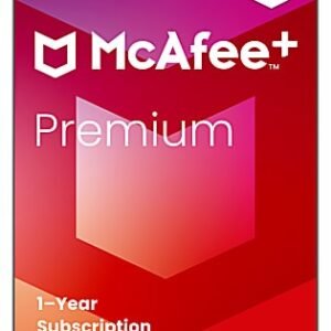 McAfee Plus Premium Individual Antivirus And Internet Security Software, Unlimited Devices, 1-Year Subscription, Auto-Renewal, Product Key