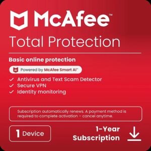 McAfee Total Protection for 1 User