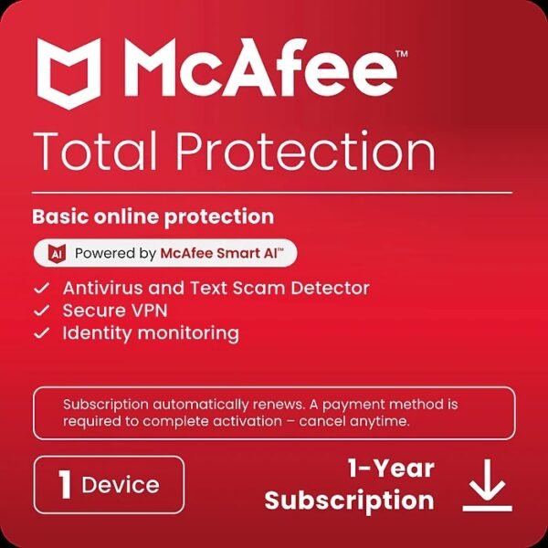 McAfee Total Protection for 1 User
